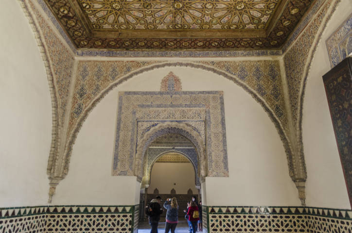 Sevilla 112 - Real Álcazar - Palacio del Rey Don Pedro - Salón del Techo de Felipe II.jpg